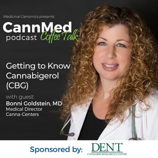 A woman with curly hair is on the cover of a cannmed podcast