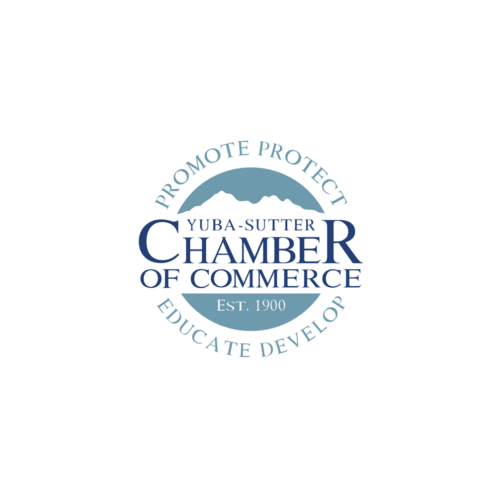A logo for the yuba-sutter chamber of commerce