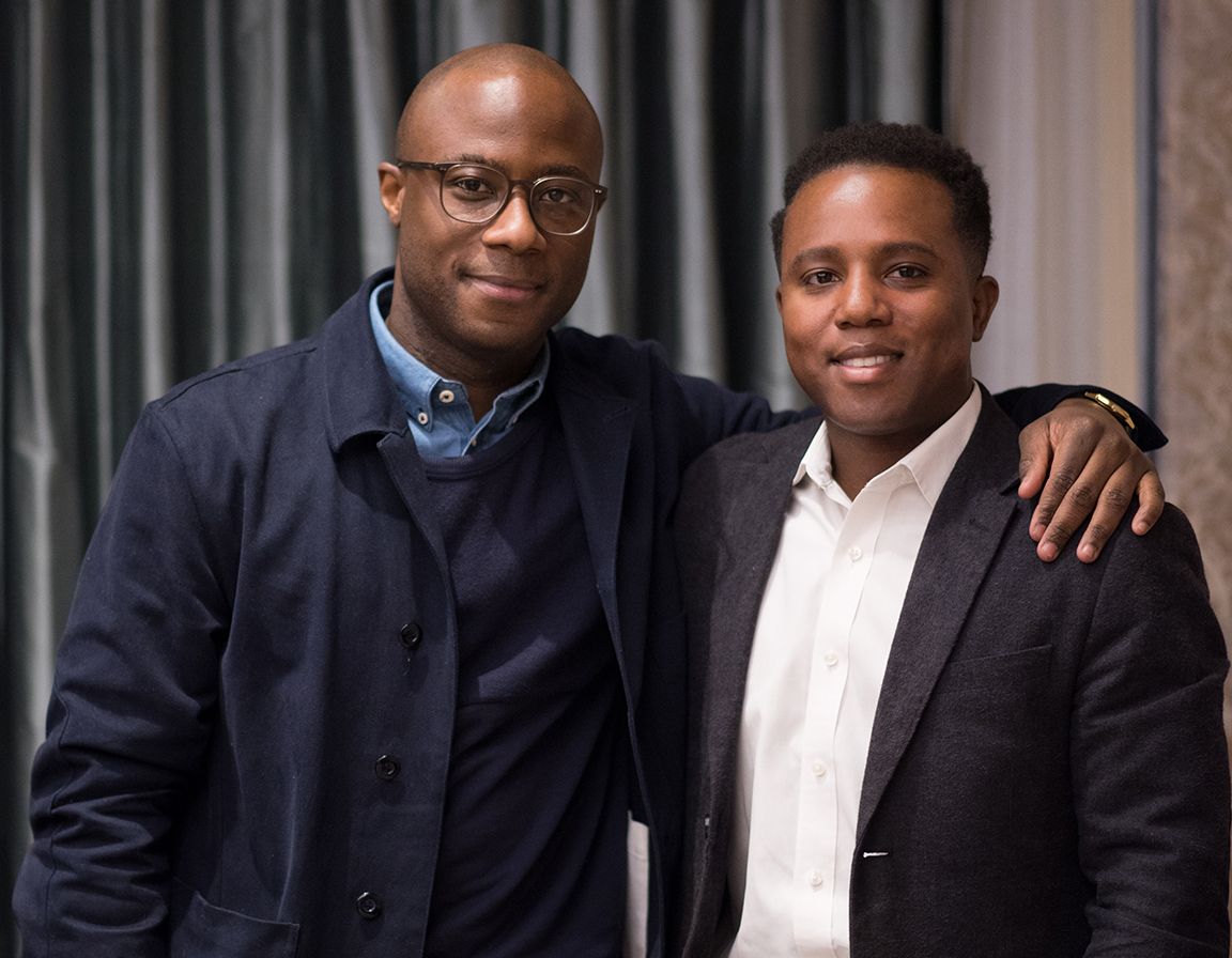 Academy Award winning director BarryJenkins interview with Jacquari Harris in Houston