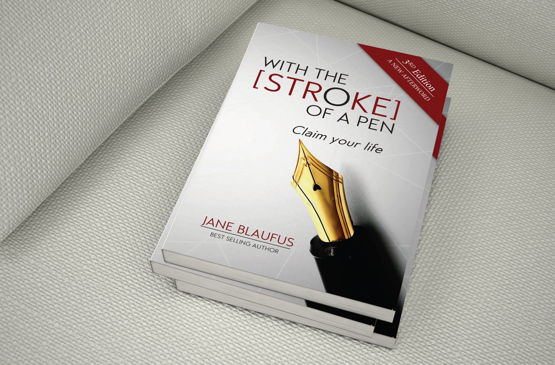 A book titled with the stroke of a pen