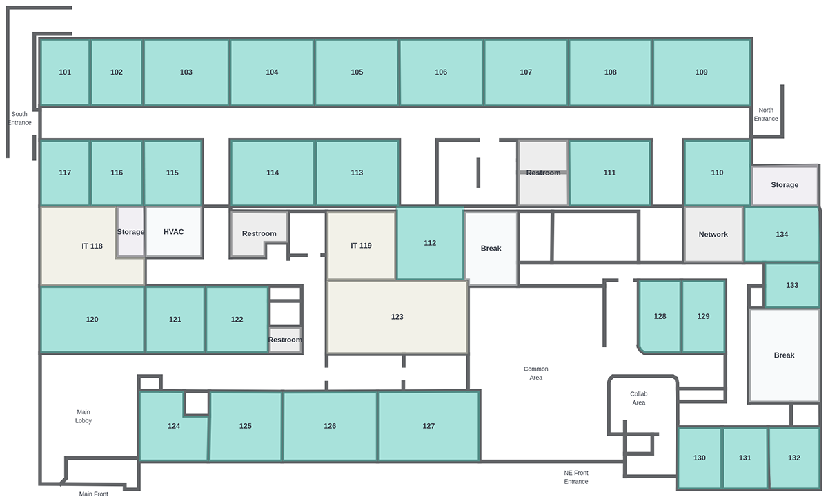 Argenta Office Works Floor Plan