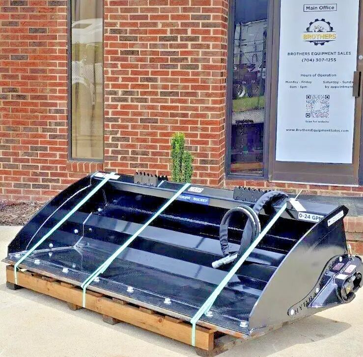 84” Hydrabucket cmp Hydra bucket for skid steer soil conditioner brothers equipment sales