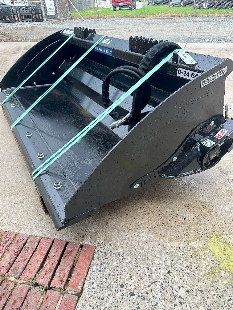 78” Hydrabucket cmp Hydra bucket for skid steer soil conditioner brothers equipment sales