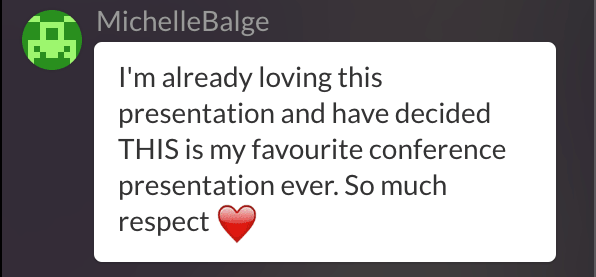 Speaking Testimonial