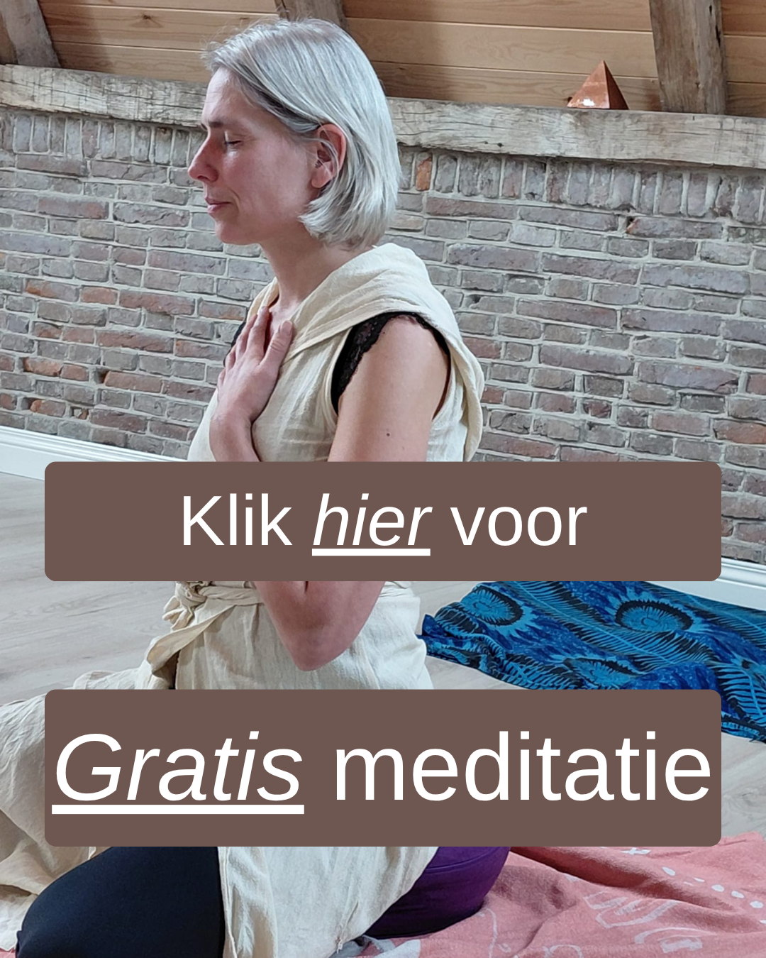 gratis weggever meditatie flyer