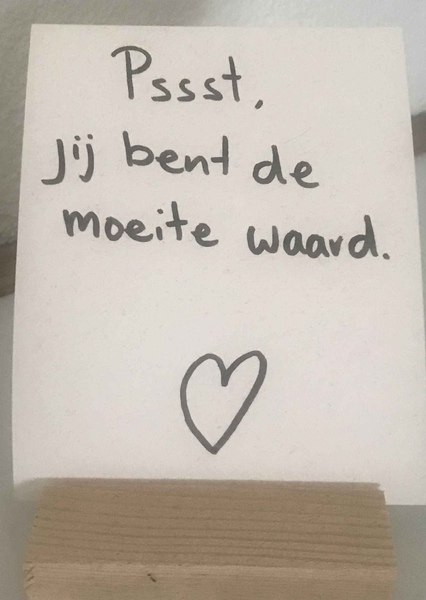 de moeite waard