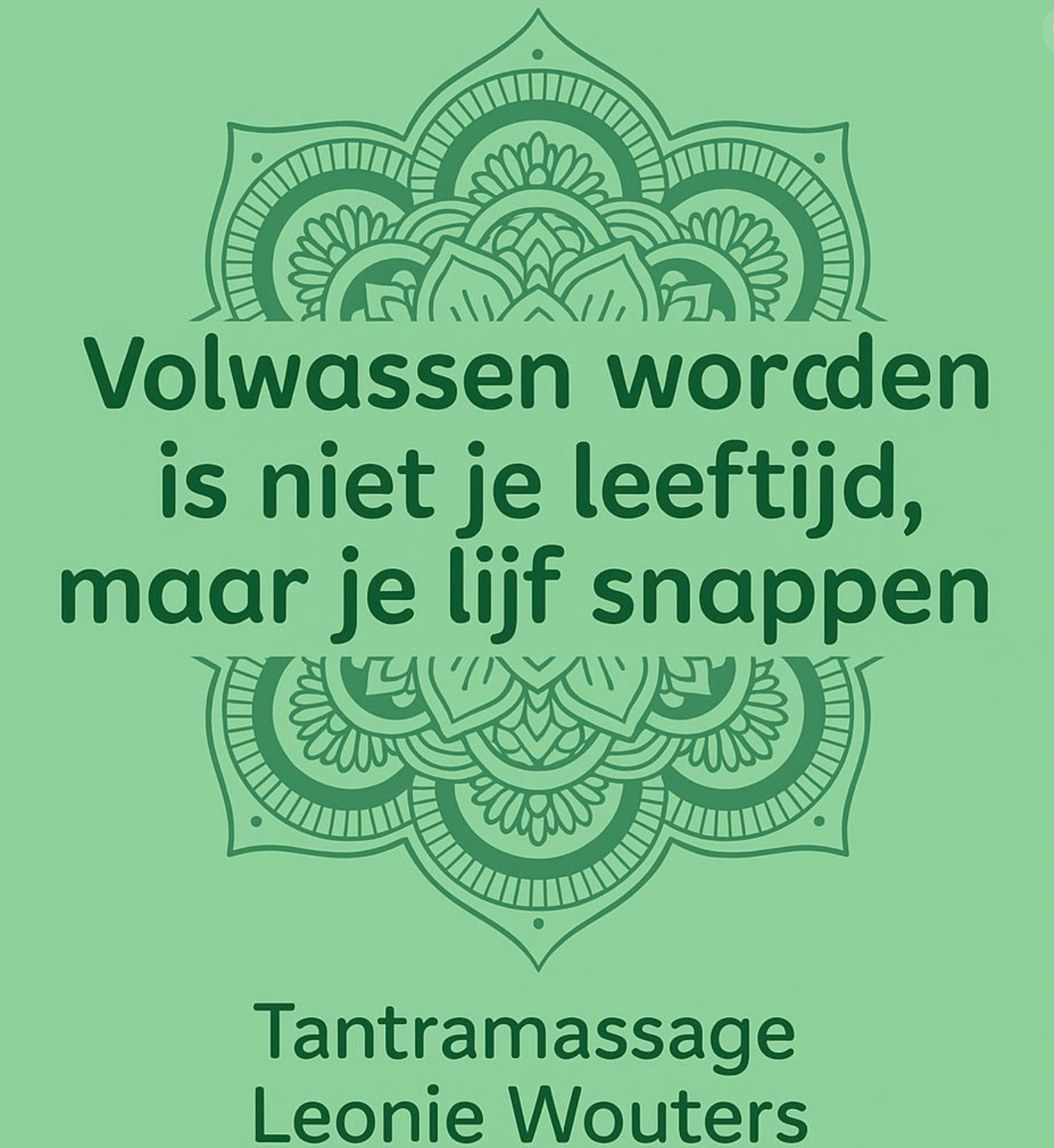 Je lijf snappen