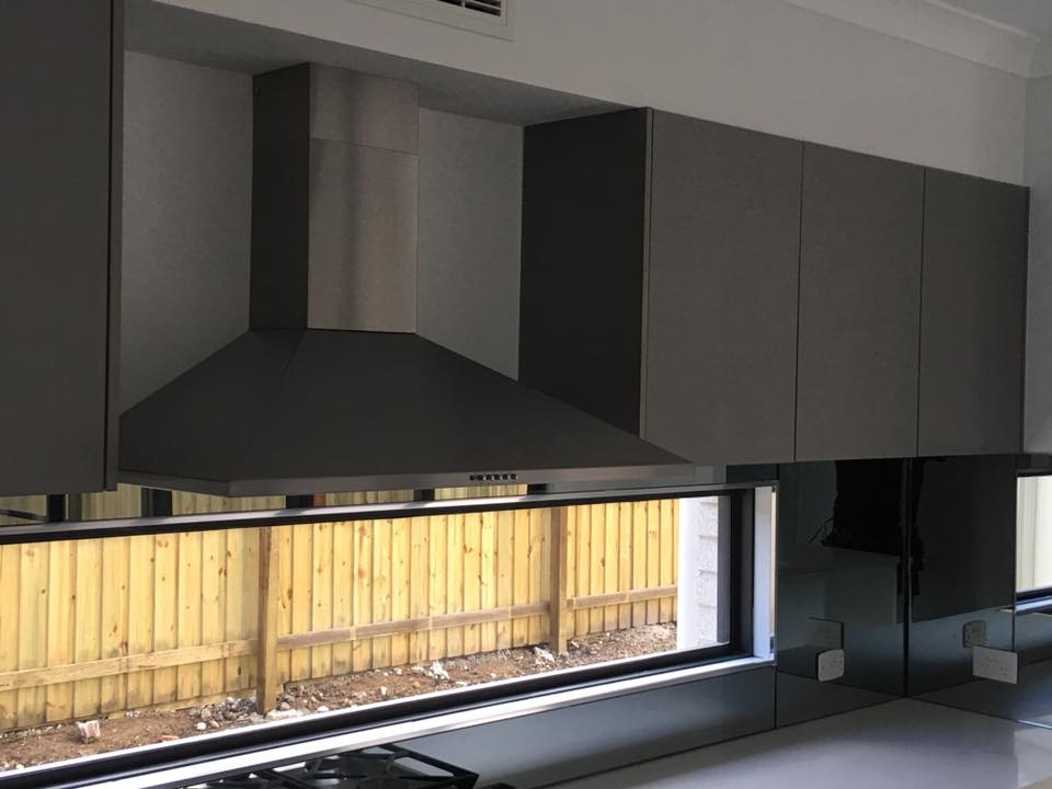 Splash Black Look — Brisbane, QLD — Rangehood Installation and Ducting Services Pty Ltd