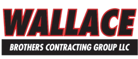 Wallace Demolition and Excavation logo on a white background Logo for Wallace Brothers Contracting Group LLC. The word