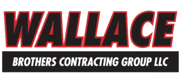 Wallace Demolition and Excavation logo on a white background Logo for Wallace Brothers Contracting Group LLC. The word