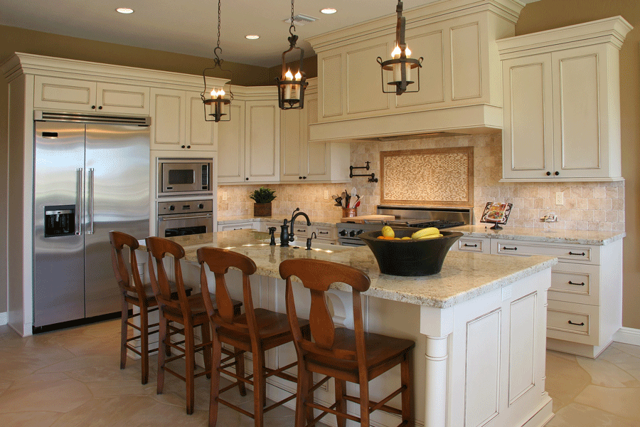 White Themed Classic Kitchen