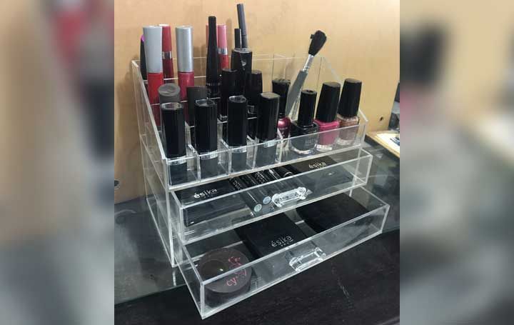 DJN ACRILICOS - cosmetiquera en acrílico