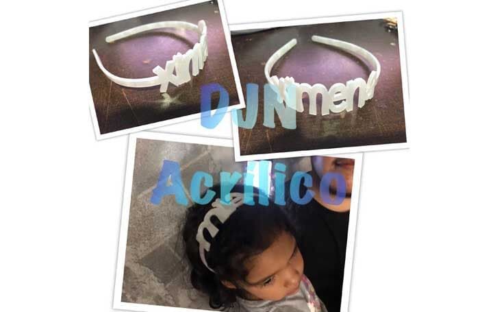 DJN ACRILICOS - diademas personalizados en acrílico