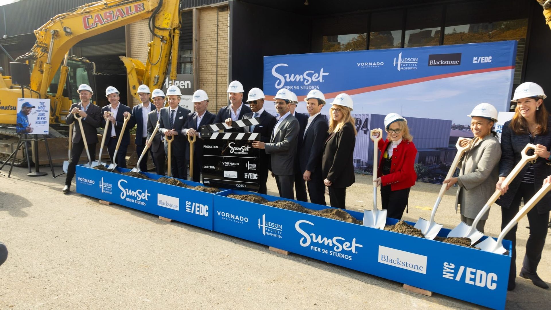 $350-Million Film and TV Studio Campus at Pier 94 Breaks Ground