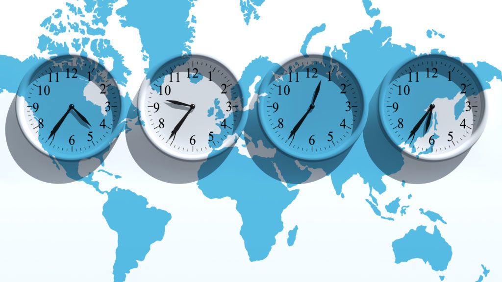 world clock graphic