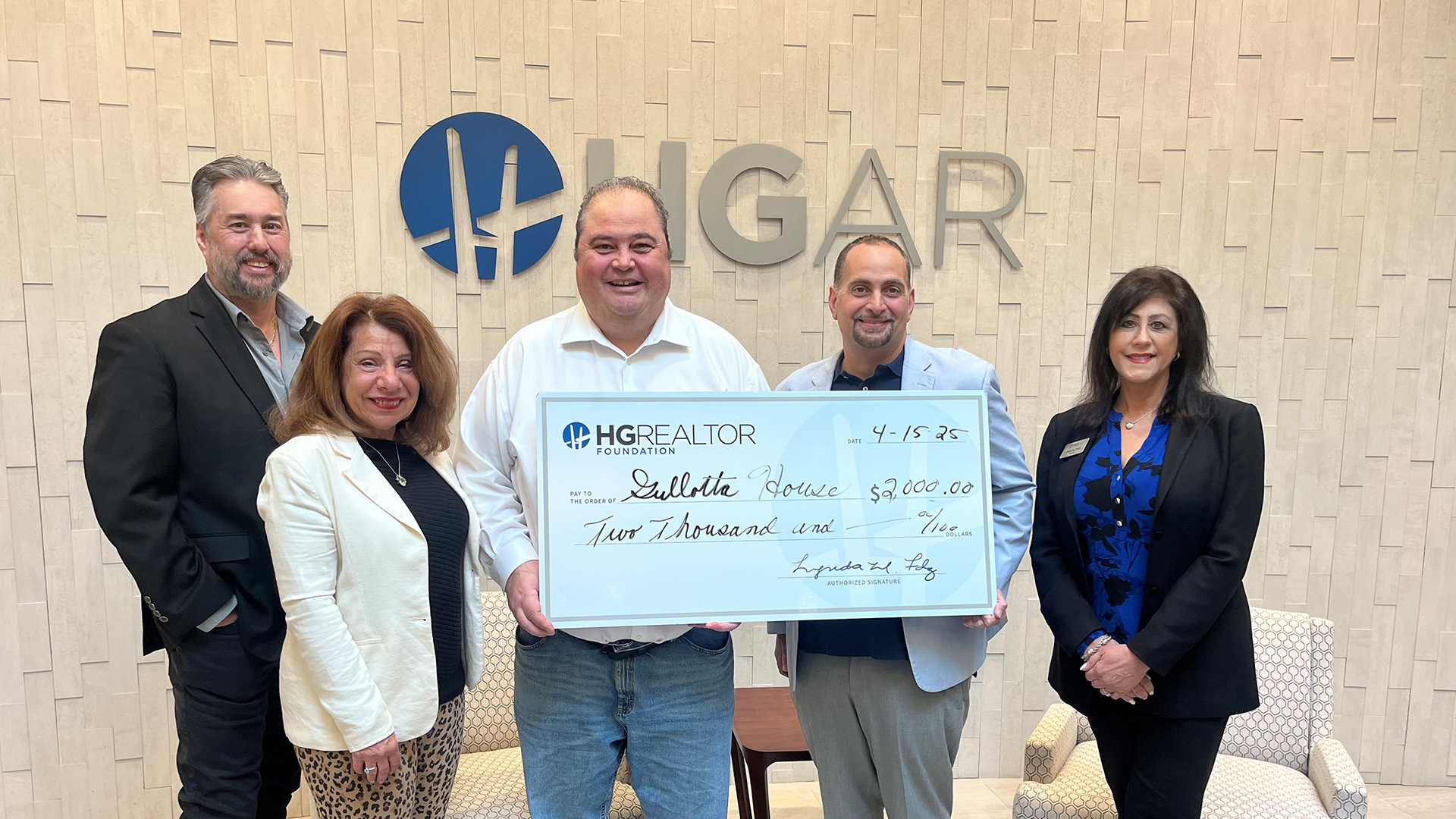 Hudson Gateway REALTOR® Foundation Donates $27,750 To Hudson Valley Charities in First Quarter 2025