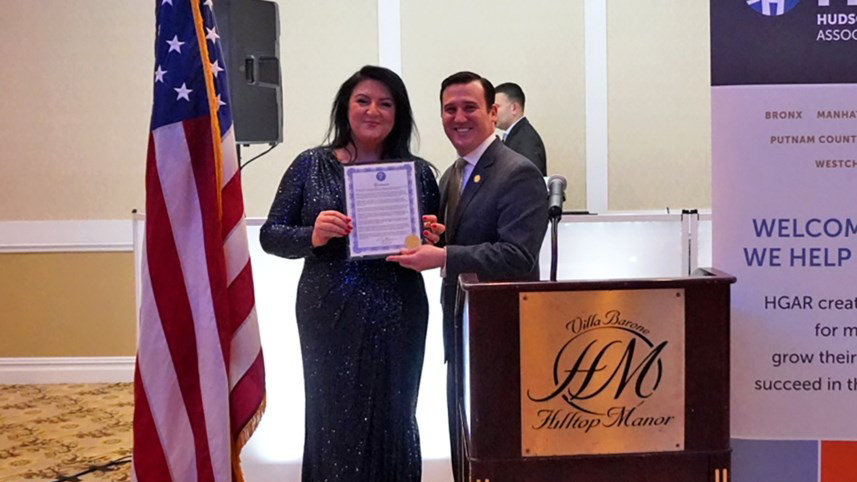 Hudson Gateway Association of REALTORS&reg; Installs Vlora Sejdi as its 2025 President at Gala  Held at Villa Barone Hilltop Manor in Mahopac