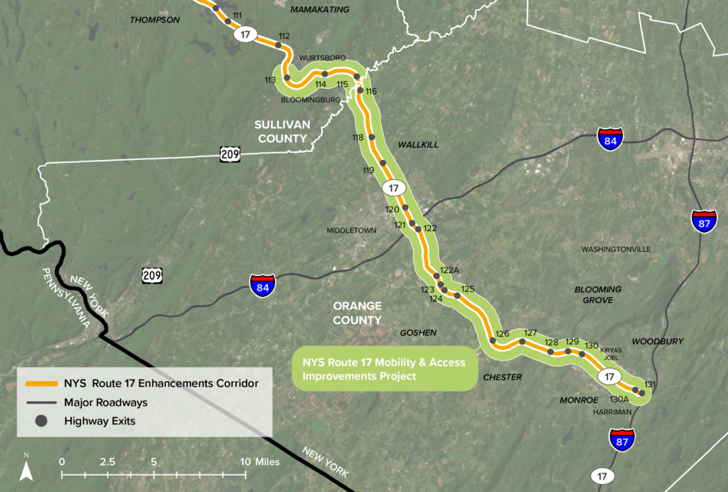 NYSDOT to Hold Public Hearings on Jan. 17 on Route 17/I-86 Projects; Exit 122 Upgrades