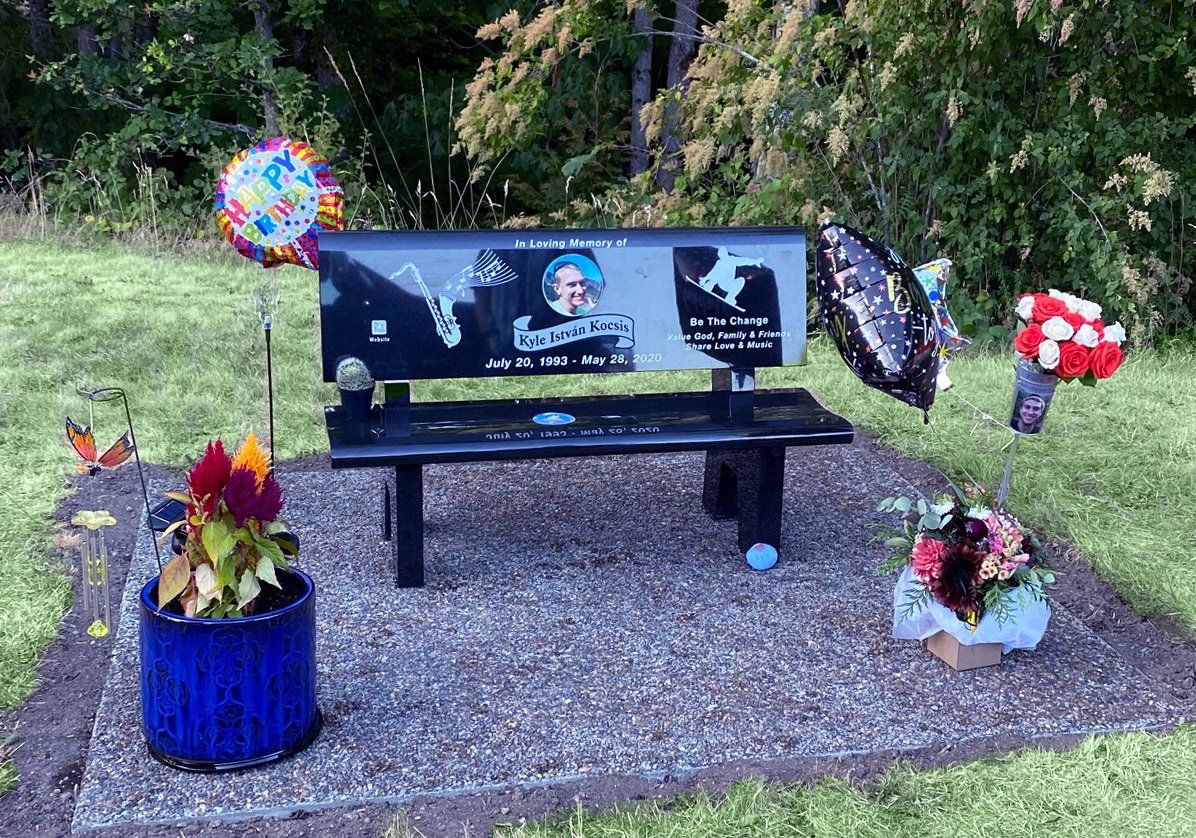 Kyle's memoria bench