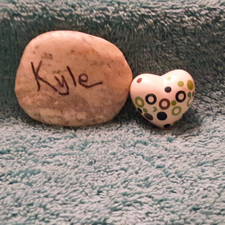 Grandma Betty painted rocks