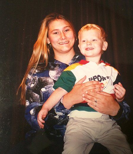 Kyle & Aunt Christina