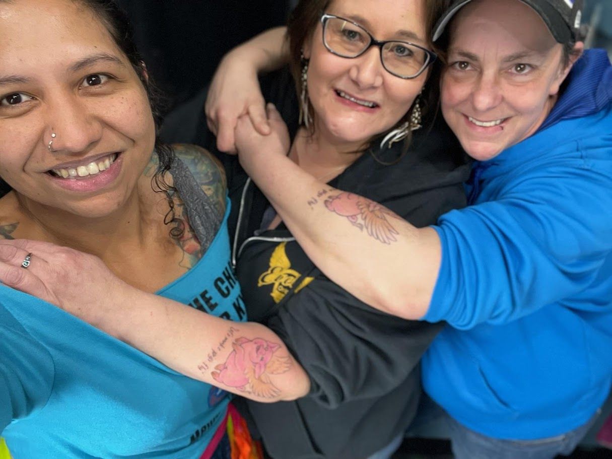Auntie Christina, Amanda and Susan