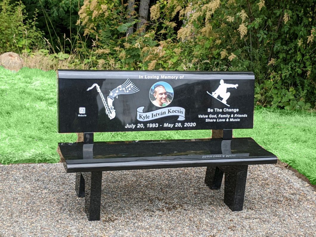 Kyle Kocsis Cemetery Bench