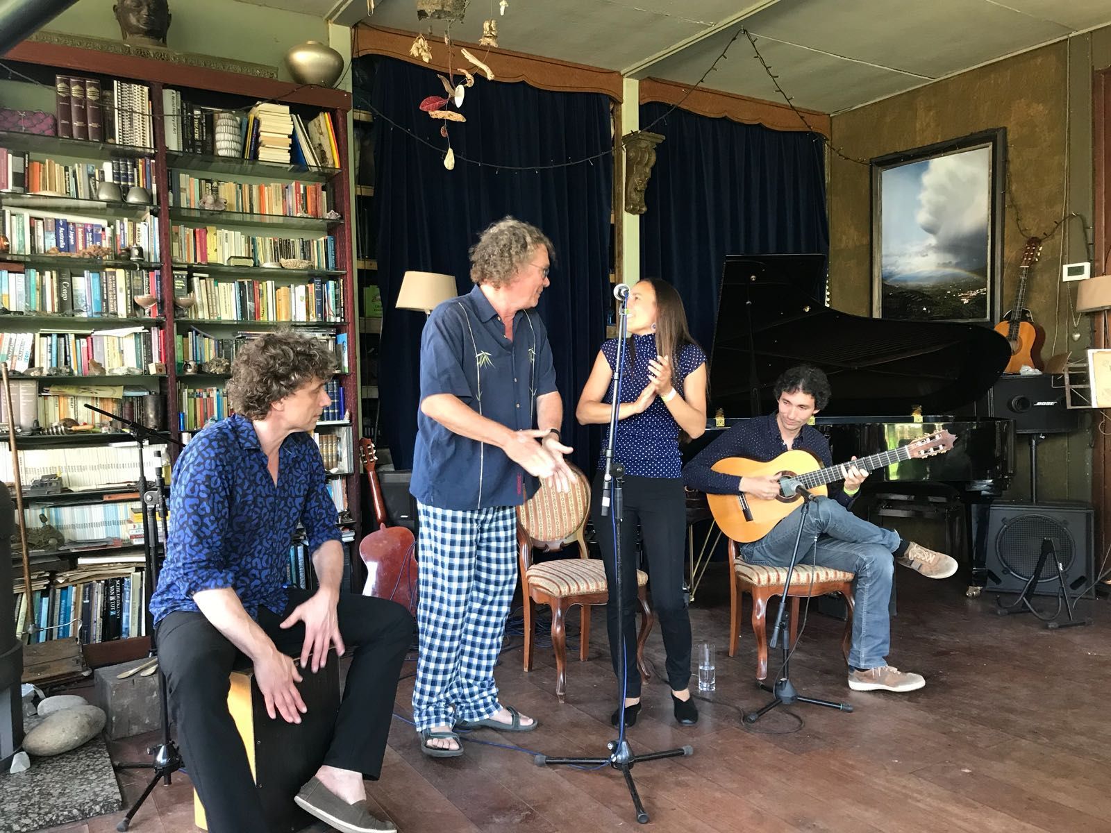 Met Udo, Erminia en Arturo