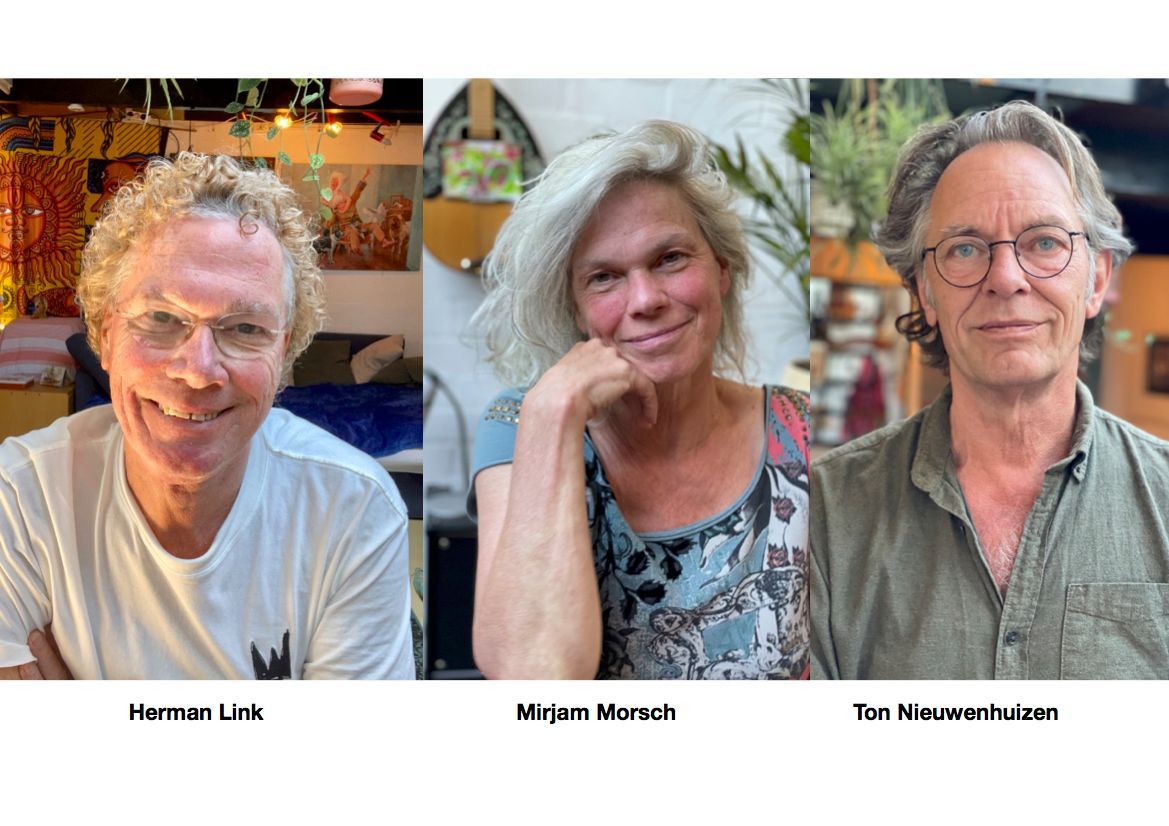 Acteurs Herman, Mirjam en Ton