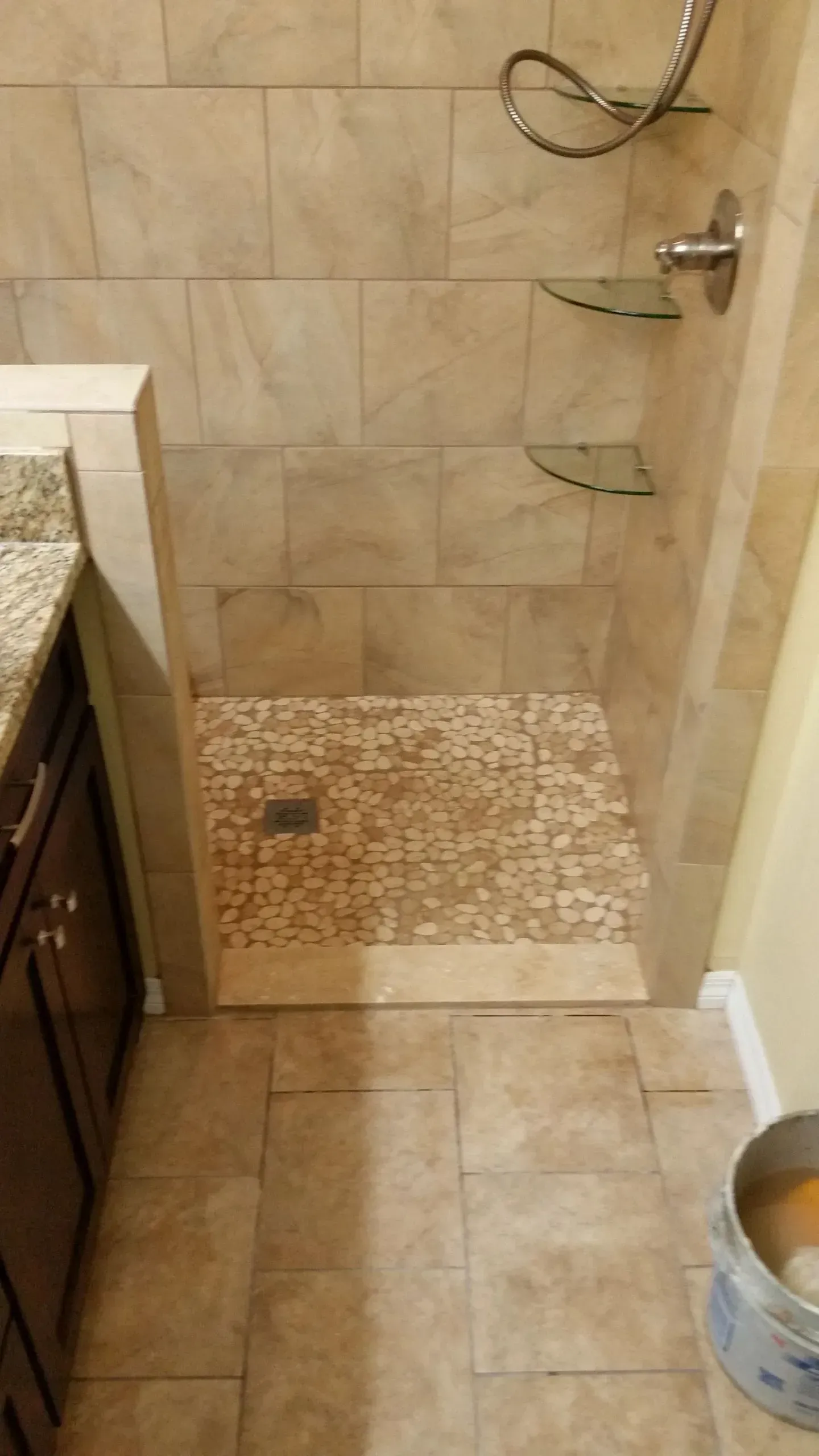 Small Shower Area — Ponte Vedra Beach, FL — Van Worz Plumbing Inc.
