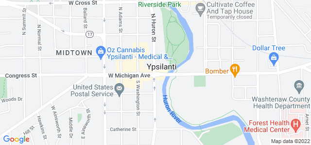 Map of business location