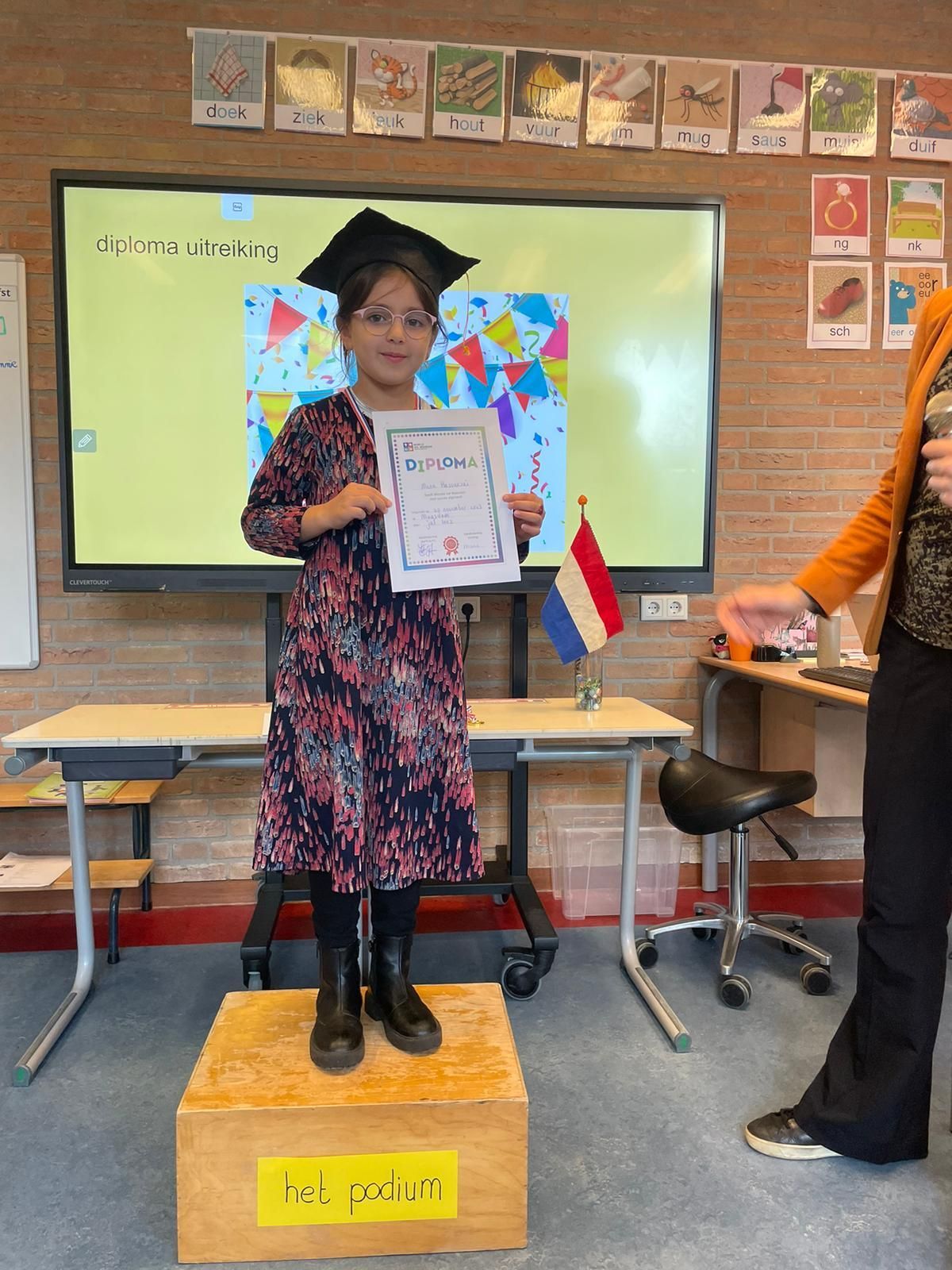 Diploma uitreiking op het Uitzicht