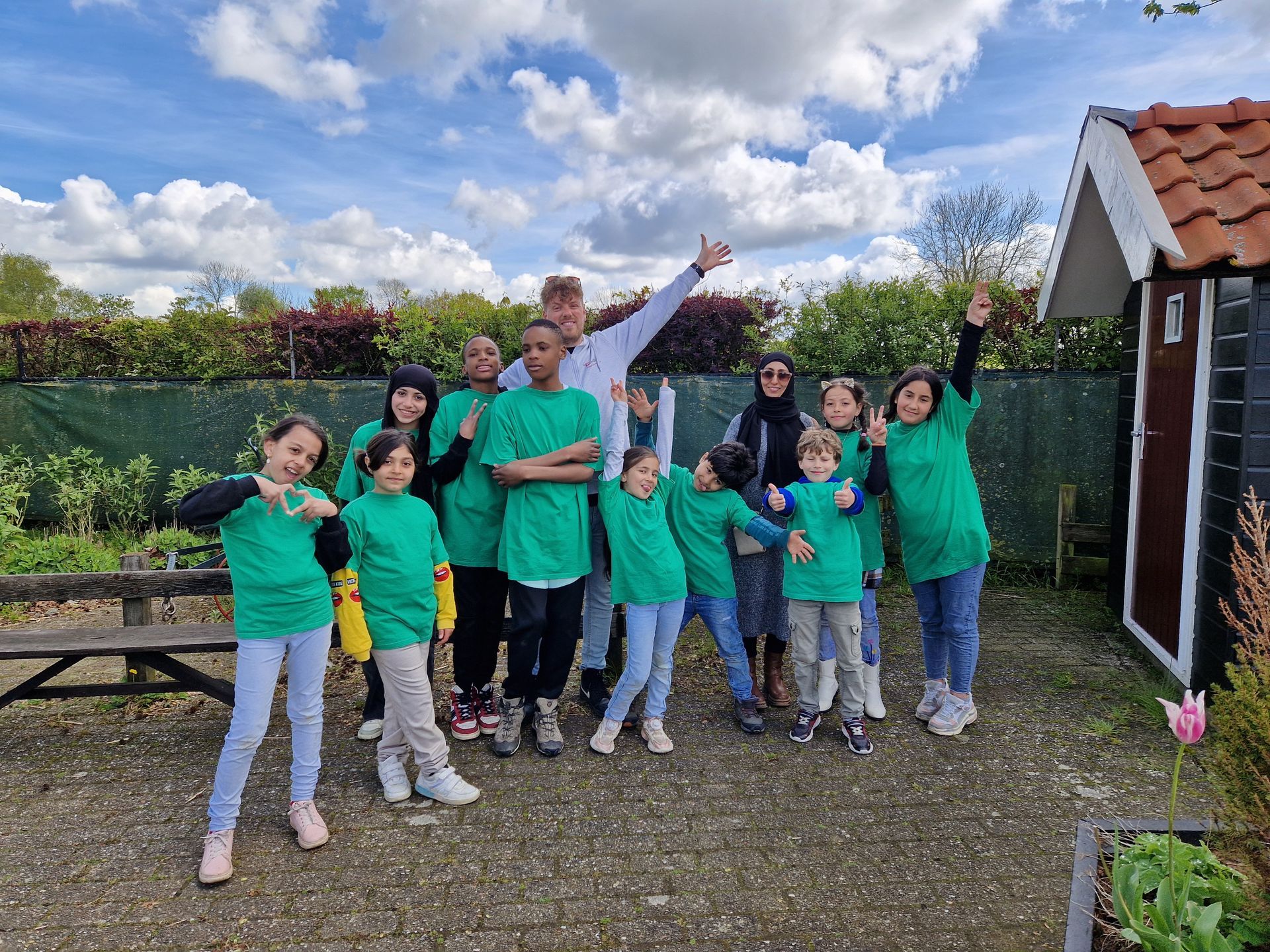 AZC school Het Uitzicht op schoolreisje naar de Binnenmaas