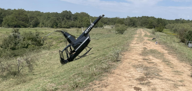 Crashed Helicopter