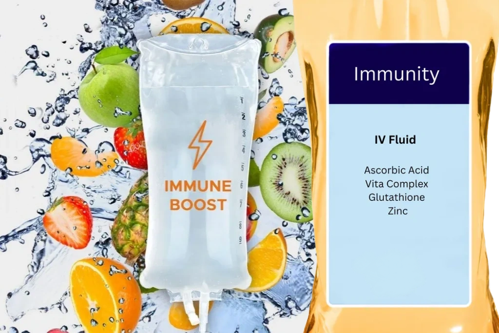 iv drip bag of multi-vitamin solution