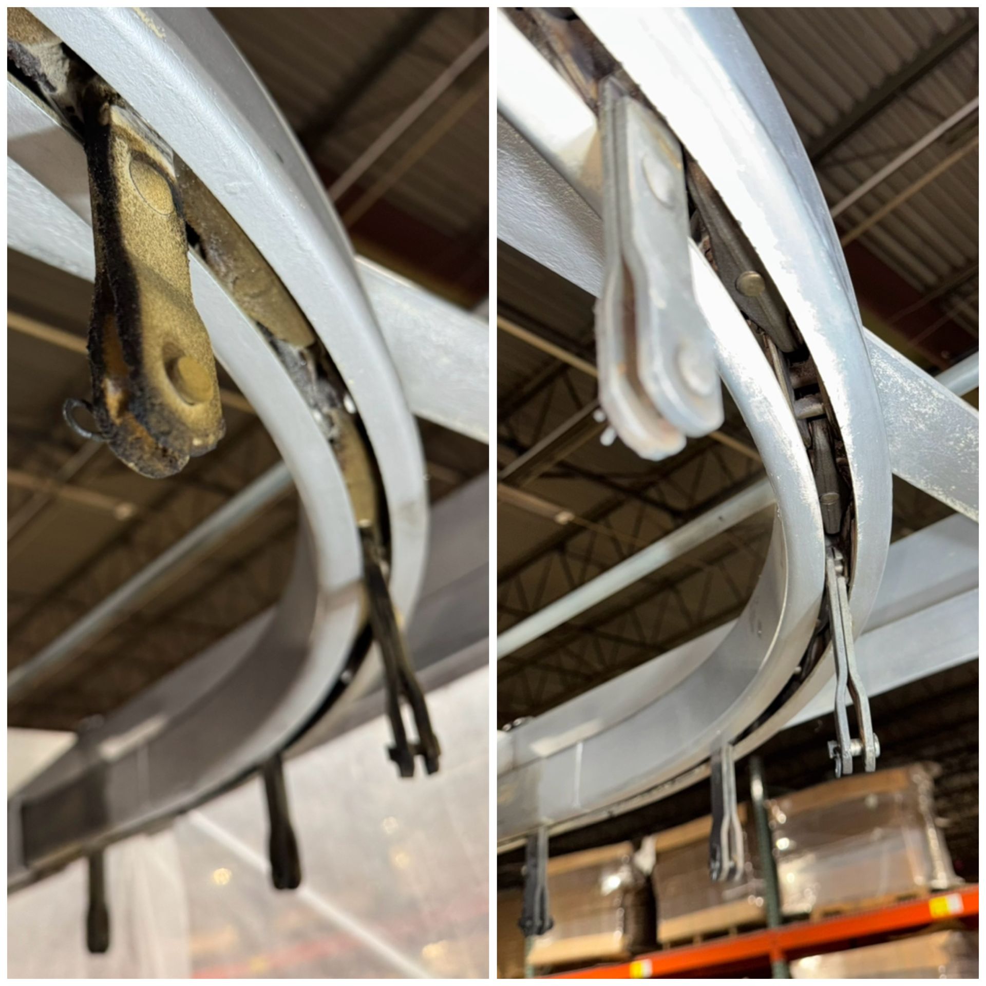 Dry ice cleaning powder coating line Texas dry ice blasting
