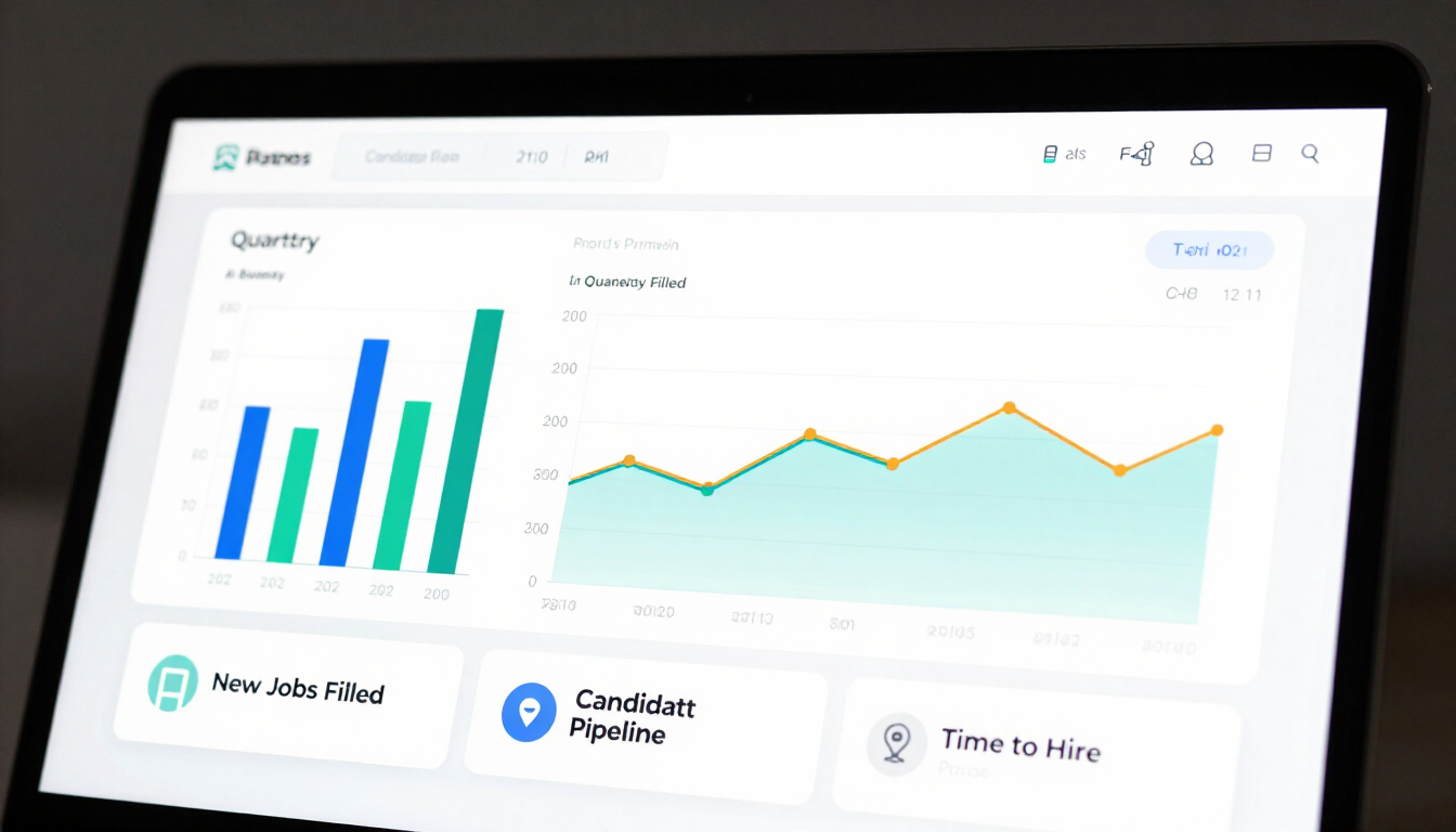 Digital dashboard with business insights