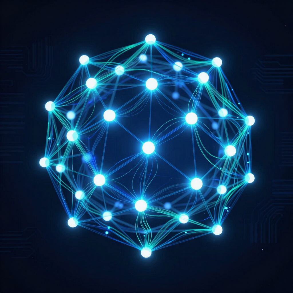 AI-powered sales intelligence conceptual visualization