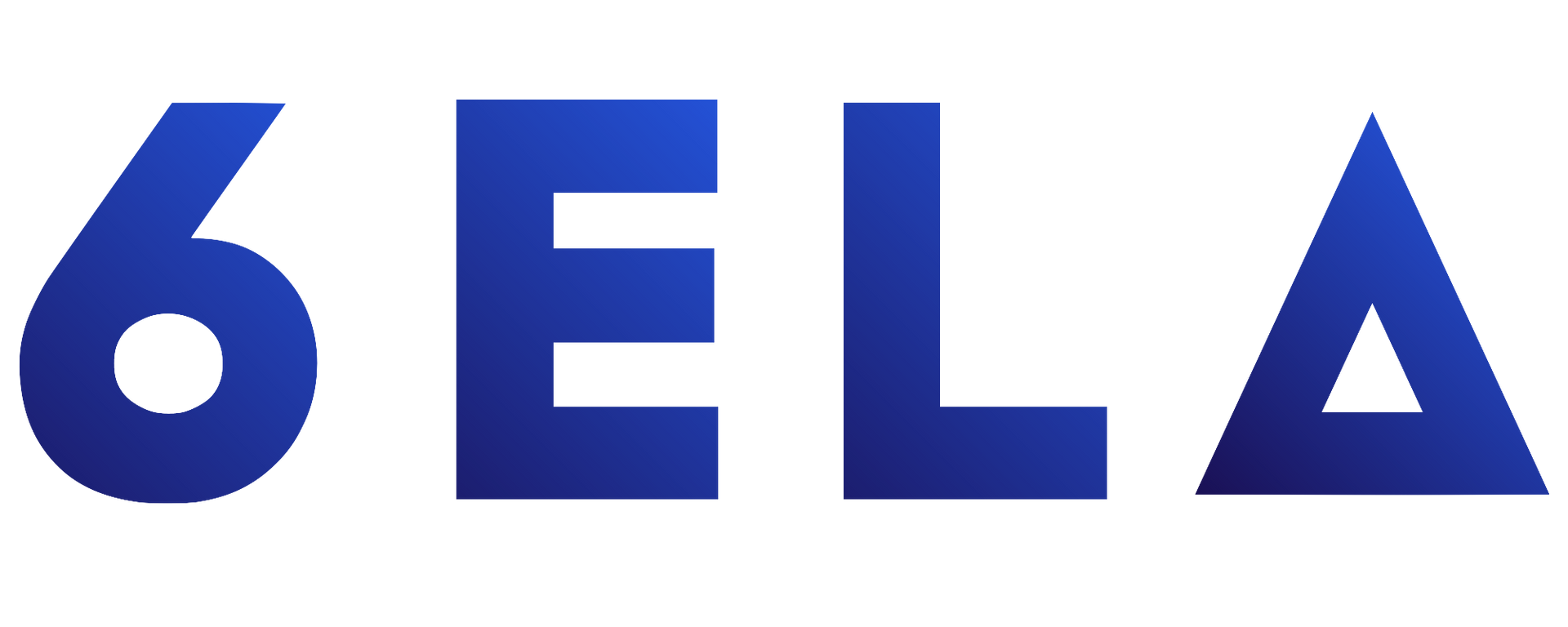 Blue “6 ELA” text logo on a white background