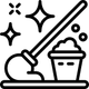 Flexible cleaning schedule icon