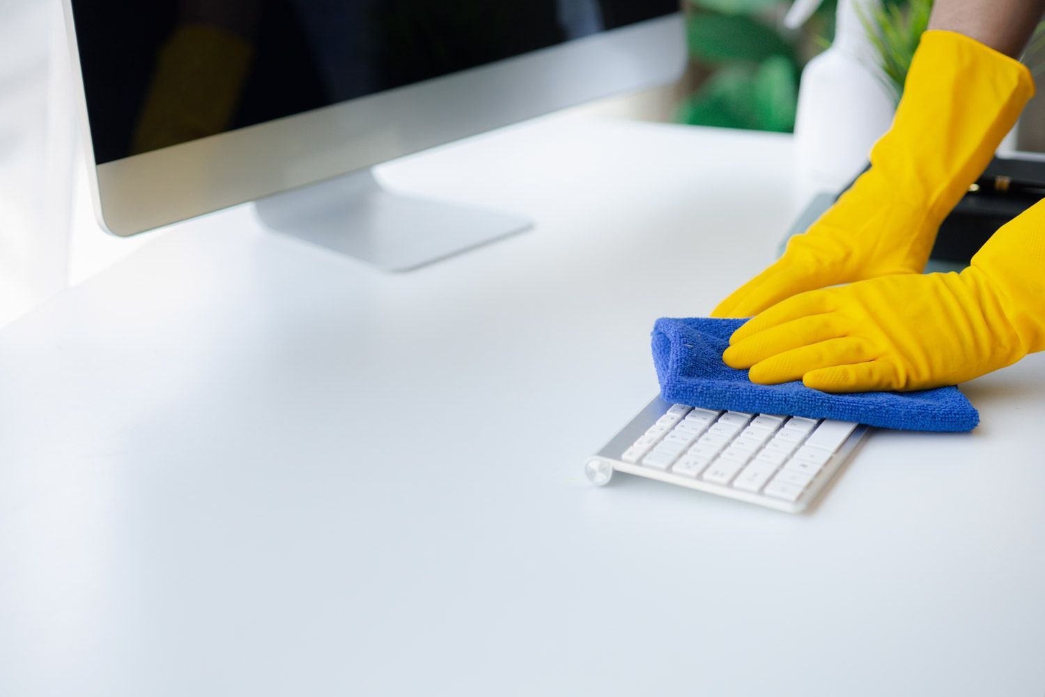 Professional office cleaning and office equipment cleaning service in Brisbane removing dirt, dust and bad germs