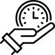 Flexible cleaning schedule icon