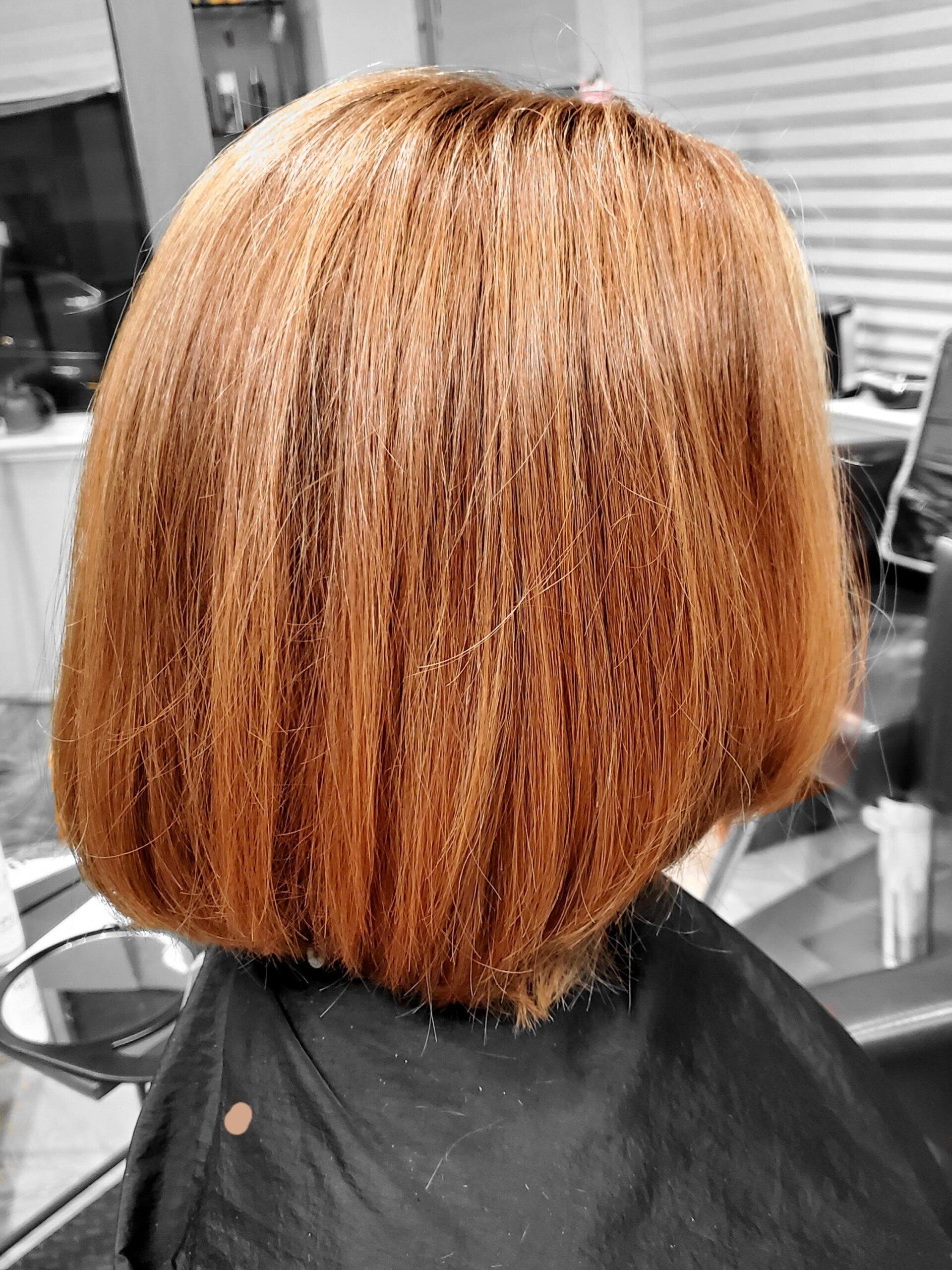 brown short hair
