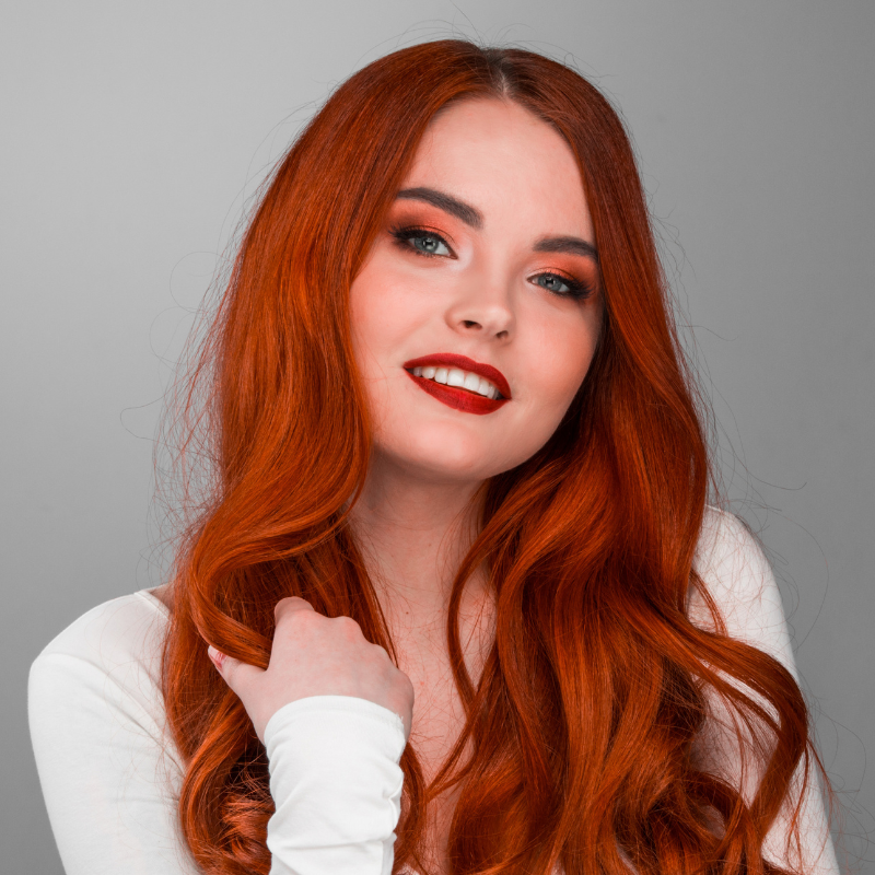 red hair