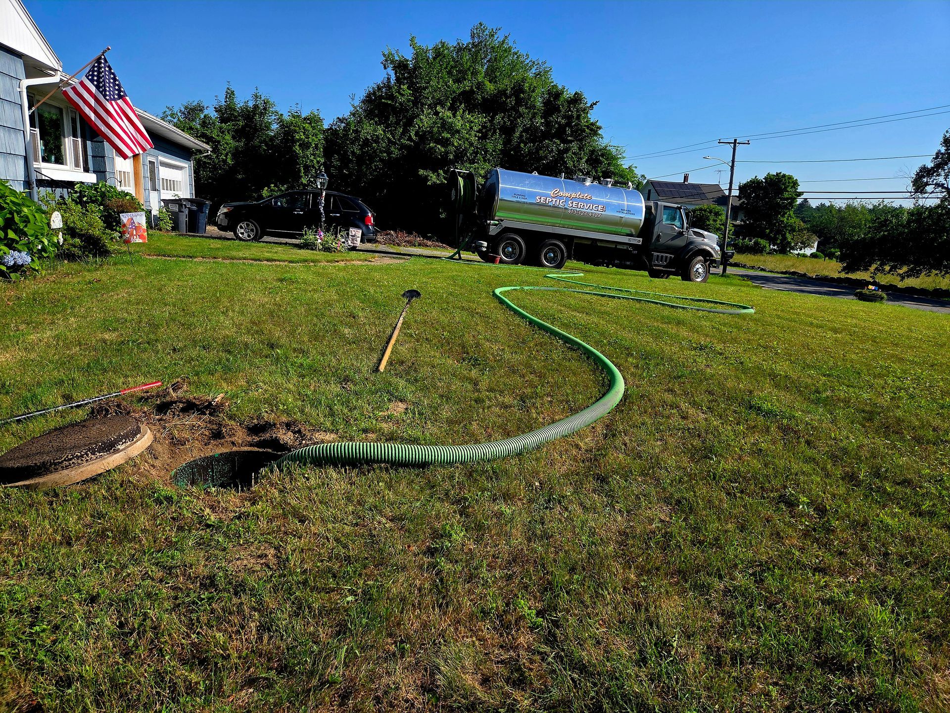 Septic tank pumping service in Ware MA