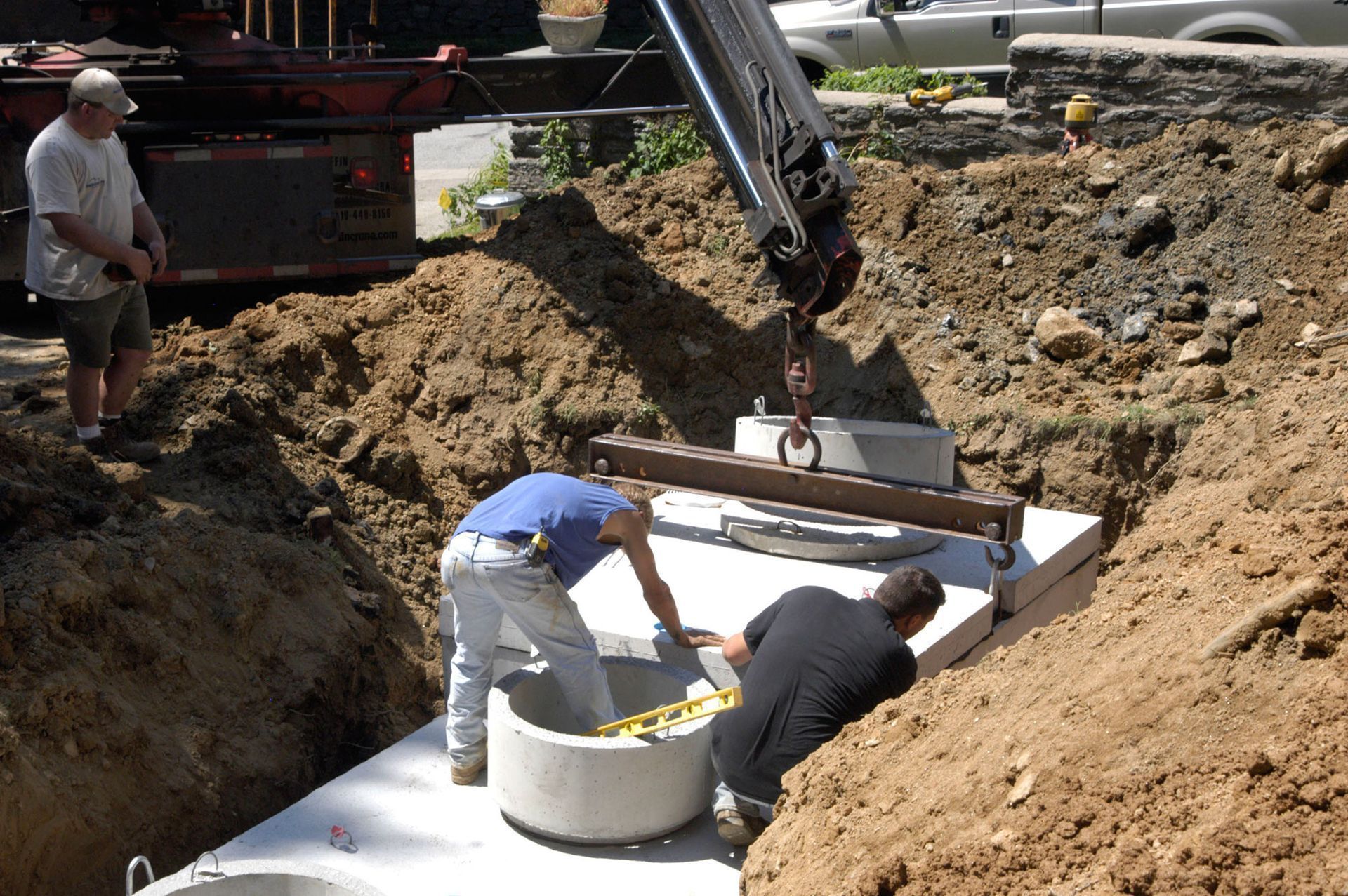 New septic system installation in Belchertown MA