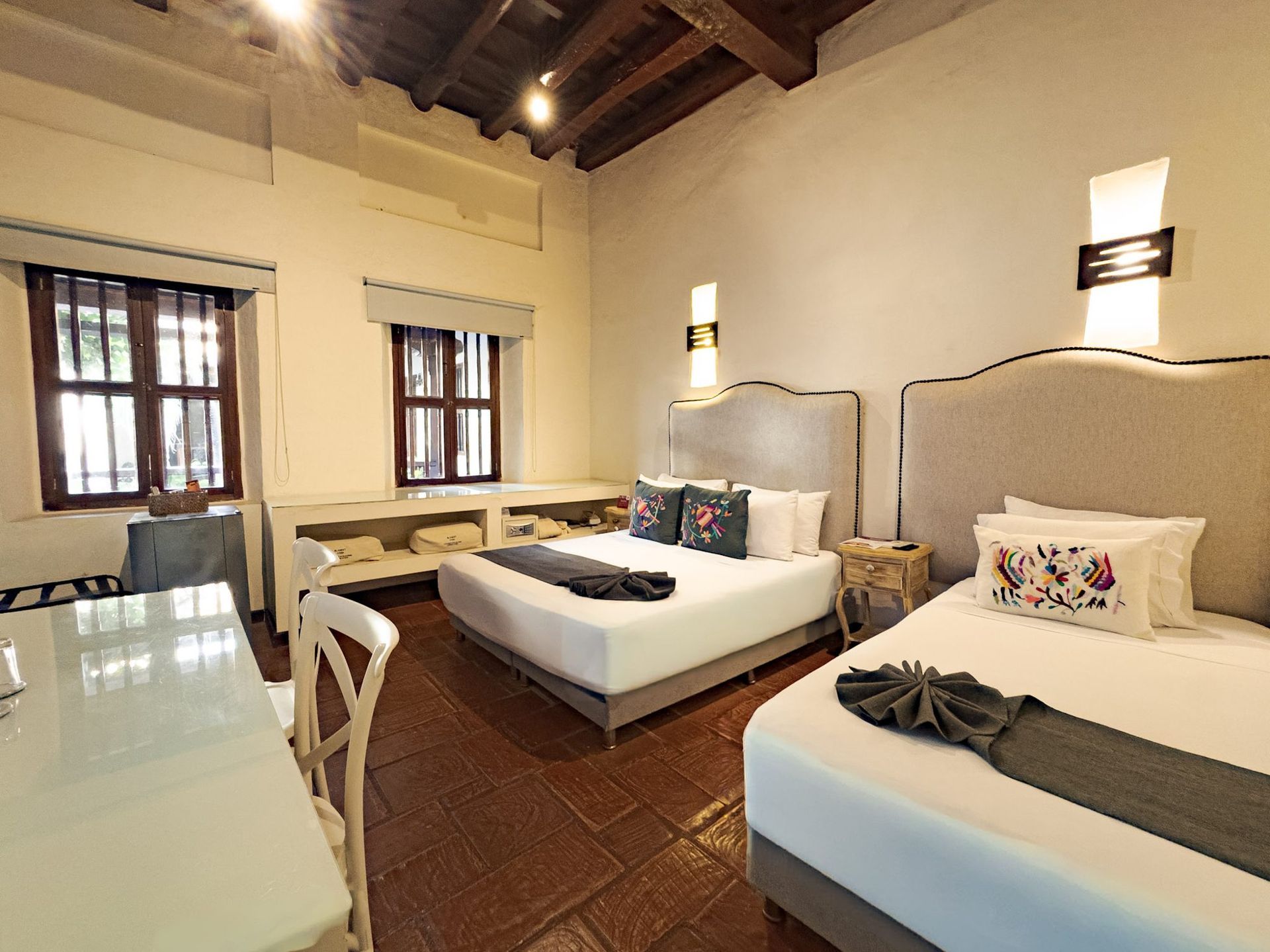 Spacious room at Casa Bugó boutique hotel, Cartagena