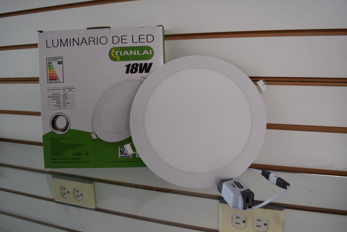 LUMINARIO LED EMPOTRABLE 18W 127V 6500K