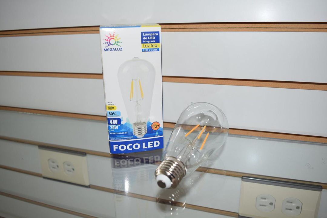 FOCO LED VINTAGE 4W E27 CALIDO 127V
