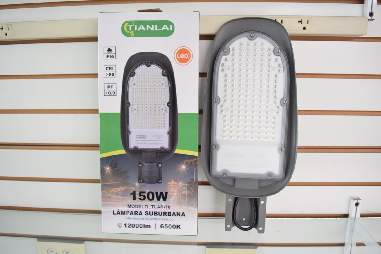 LÁMPARA SUBURBANA LED 150W 6500K 127V S/FOTOCELDA